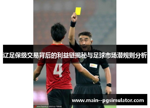 辽足保级交易背后的利益链揭秘与足球市场潜规则分析